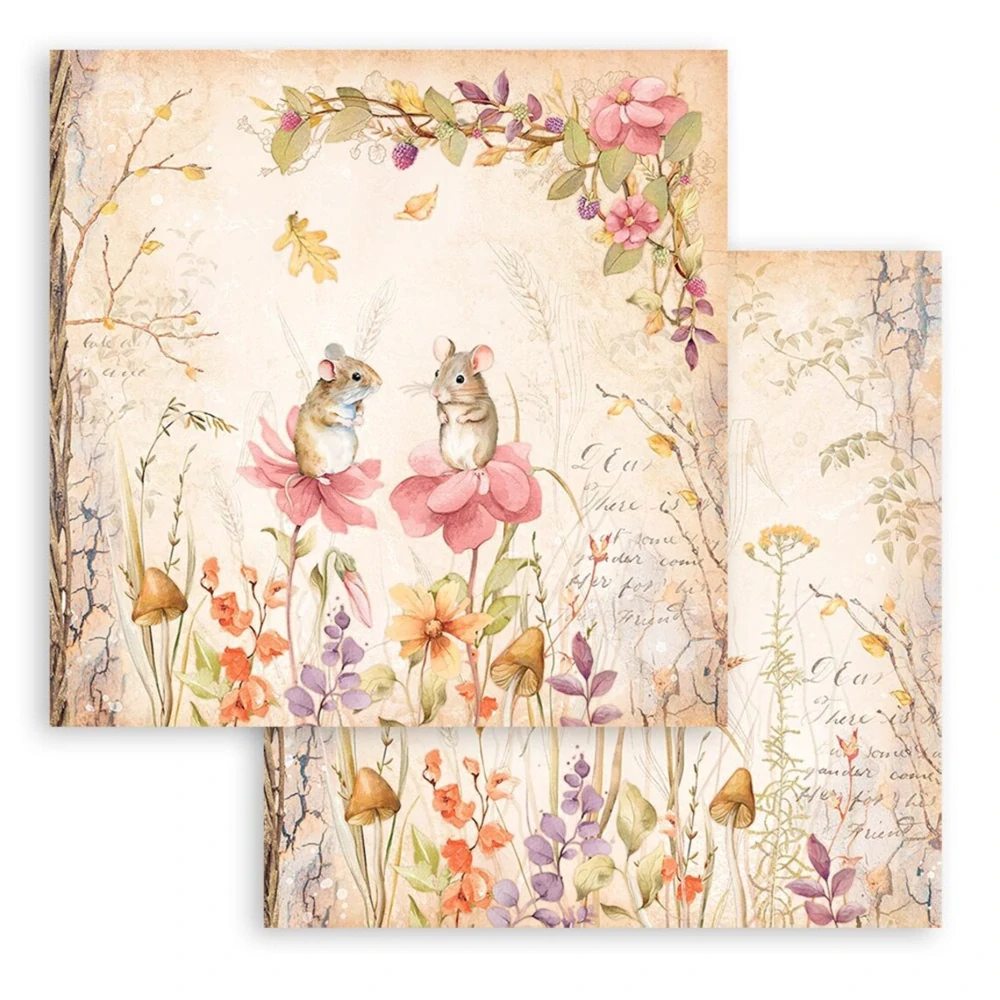 Stamperia Scrapbook papier – Woodland 12x12