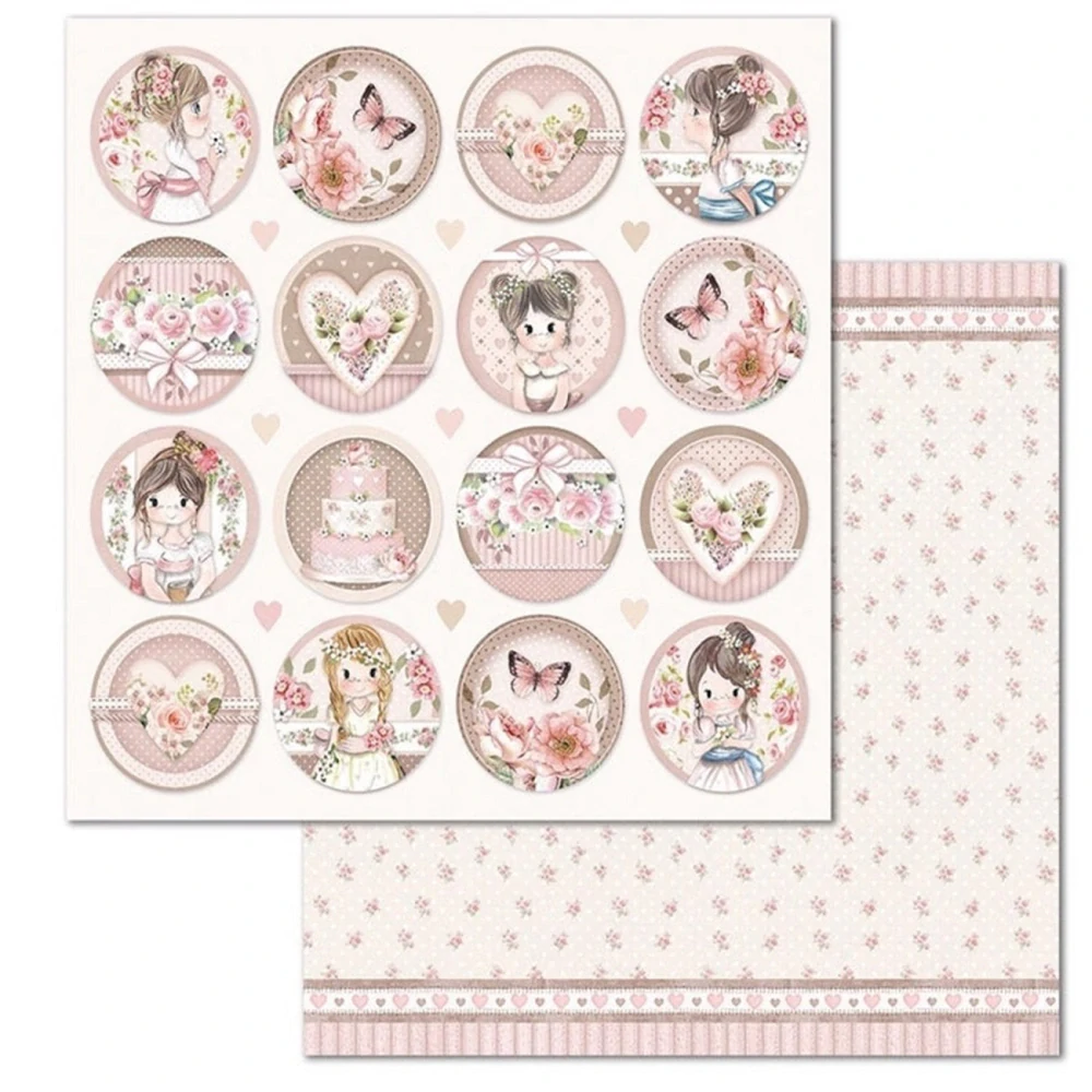 Stamperia Scrapbook papier – Little Girl 12x12
