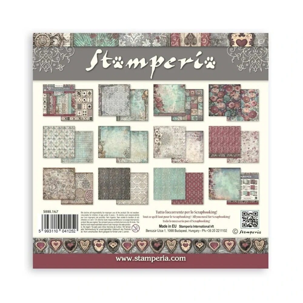 Stamperia Scrapbook papier – Master of Magic Backgrounds 12x12