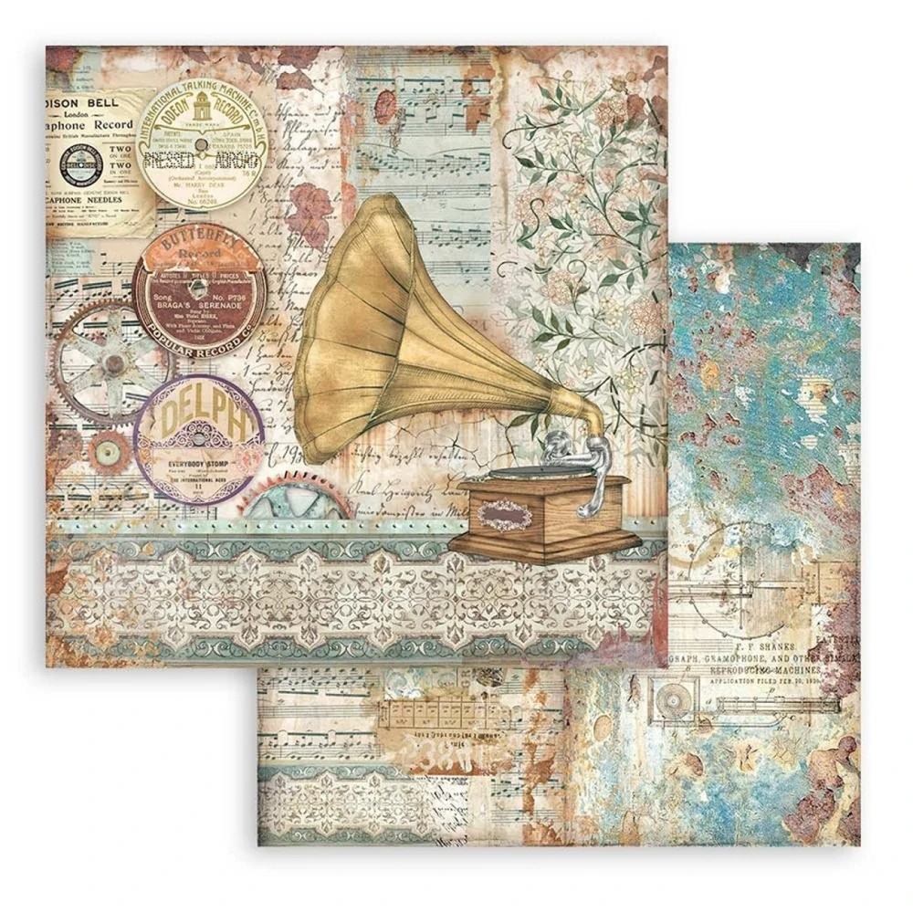 Stamperia Scrapbook papier – Lady Vagabond Lifestyle 12x12