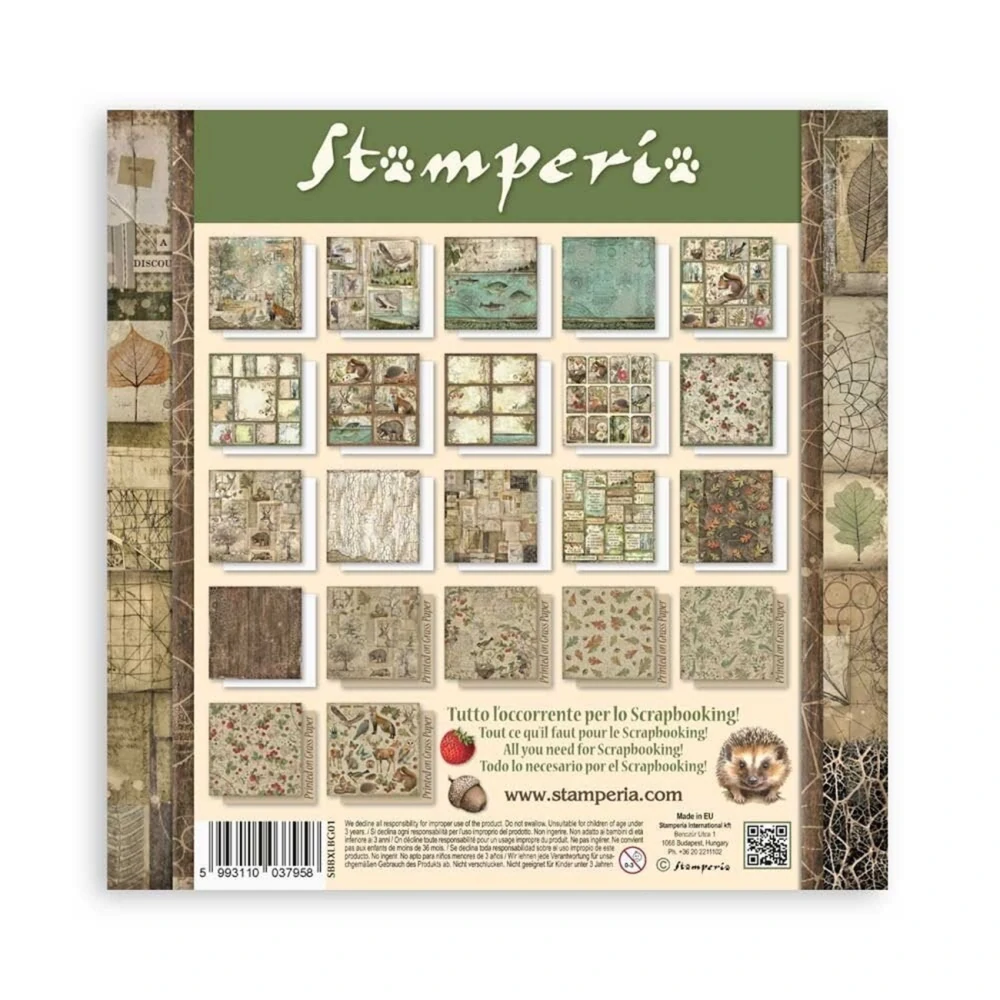 Stamperia Scrapbook papier – Forest Maxi 12x12