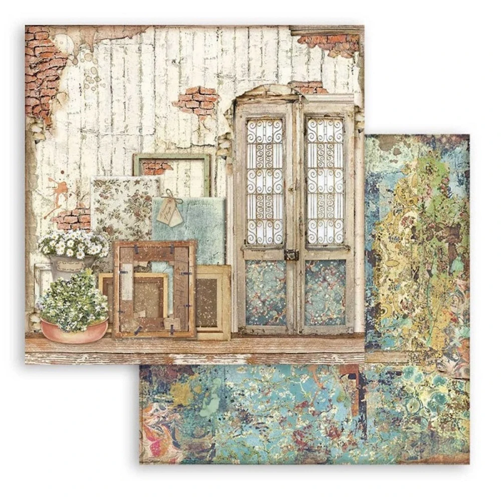 Stamperia Scrapbook papier – Atelier des Arts 12x12