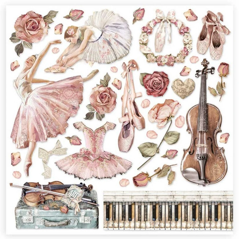 Stamperia Scrapbook papier – Passion 12x12