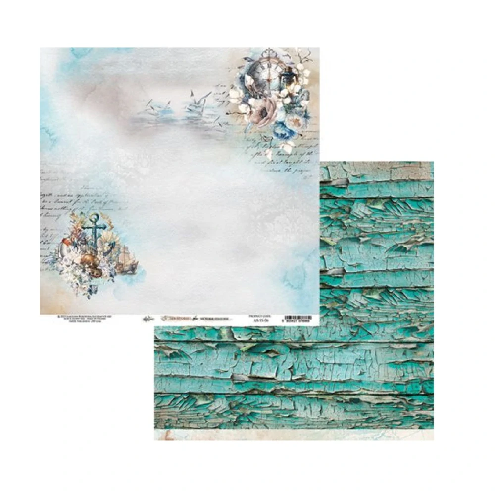 Alchemy of Art Scrapbook papier Sea Stories 12x12