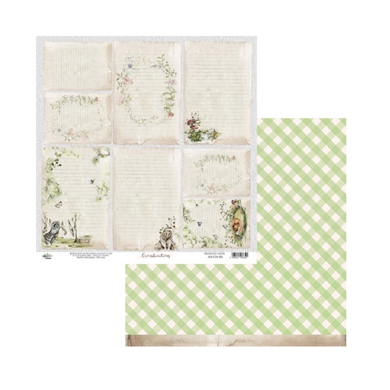 Alchemy of Art Scrapbook papier Our Adventures 12x12