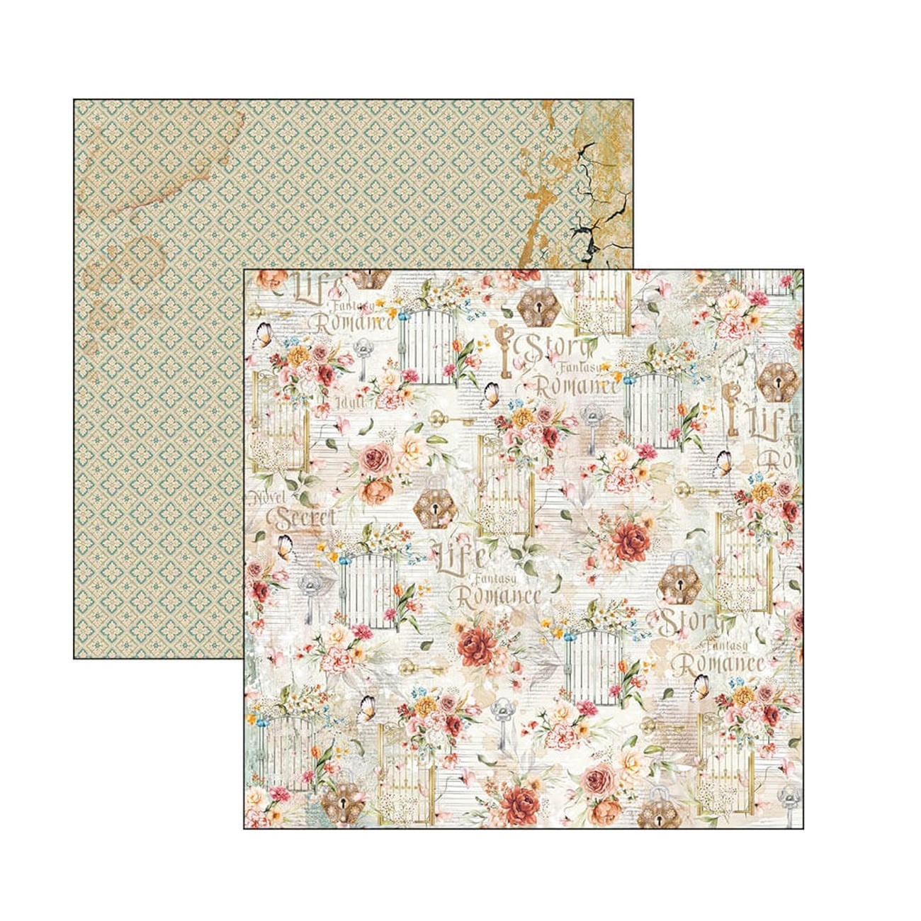 Ciao Bella Scrapbook papier Reign of Grace 8x8