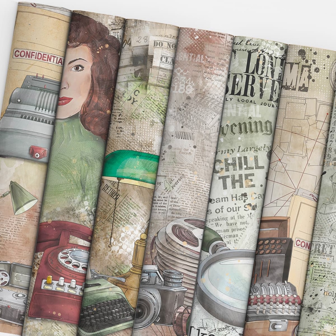 Ciao Bella Scrapbook papier Enigma 12x12