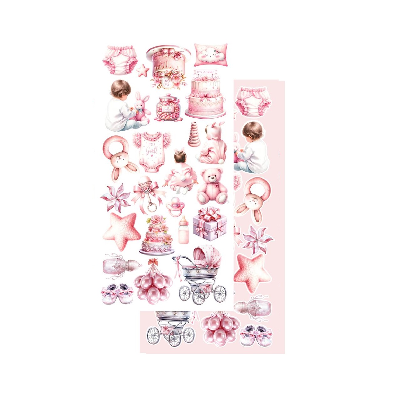 Alchemy of Art Scrapbook papier My Little Baby Girl 6x12