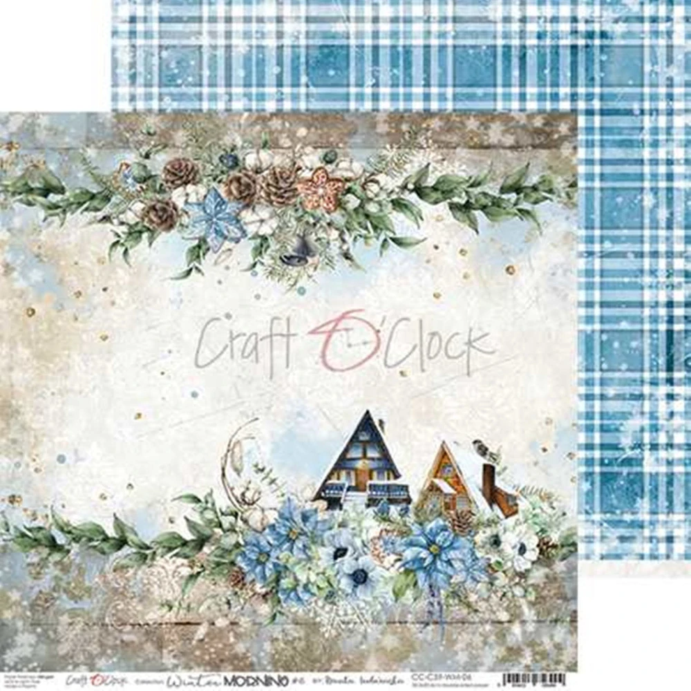 Craft O´ Clock Scrapbook papier - Winter Morning 8x8