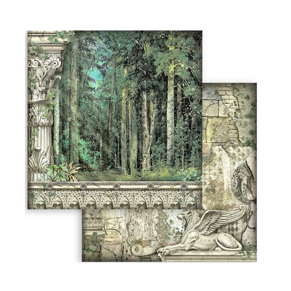 Stamperia Scrapbook papier – Magic Forest 8x8