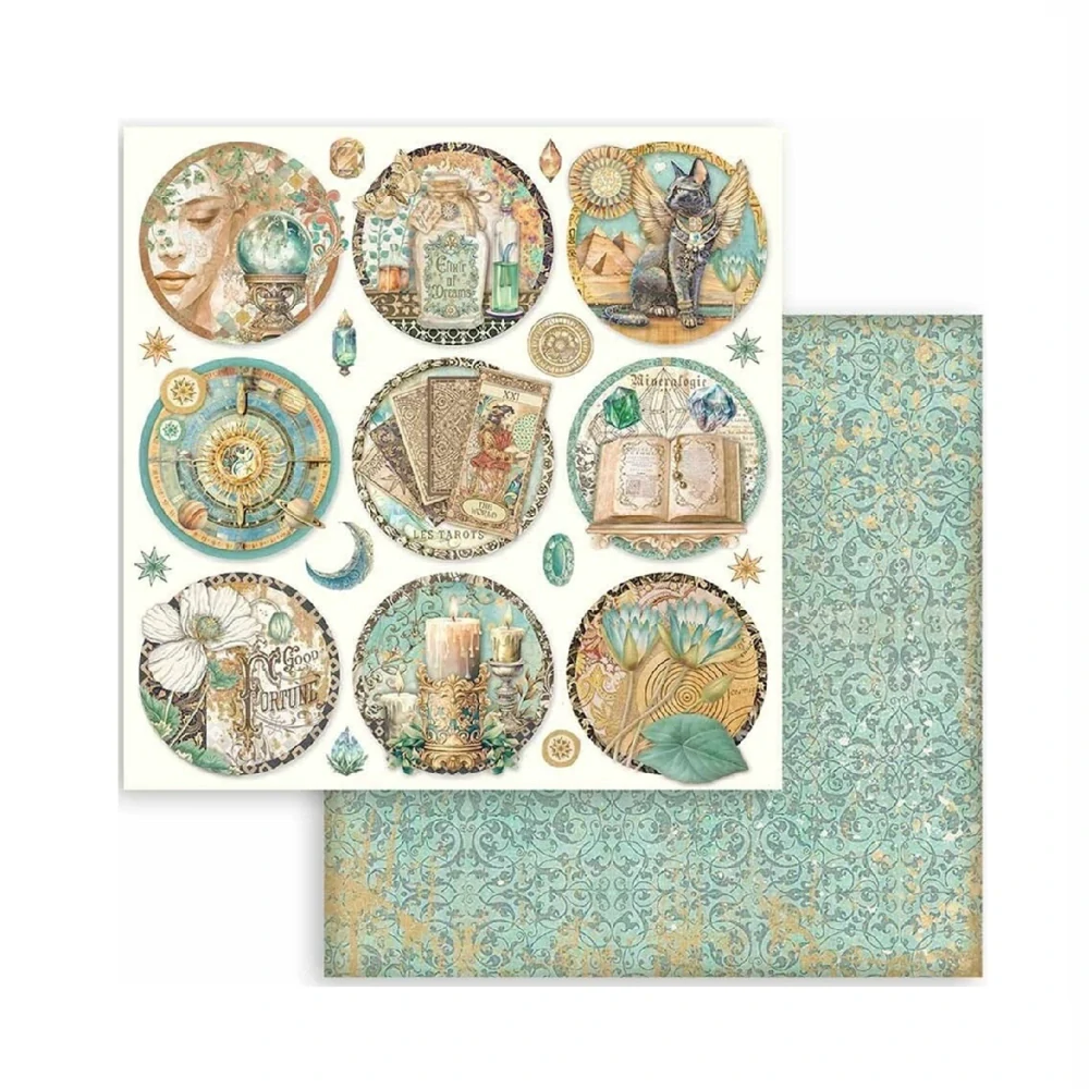 Stamperia Scrapbook papier – Fortune 8x8