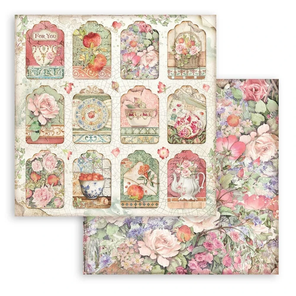 Stamperia Scrapbook papier – Casa Granada 8x8