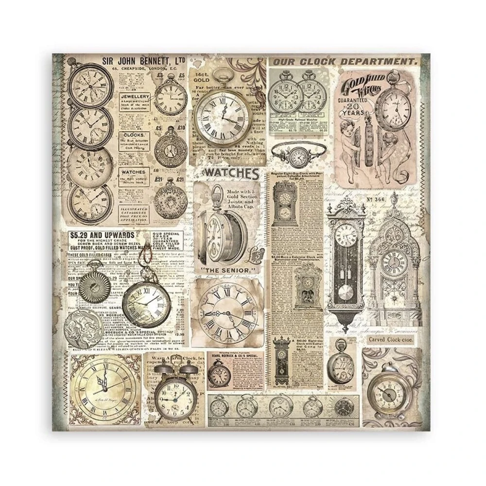 Stamperia Scrapbook papier – Brocante Antiques Maxi 12x12