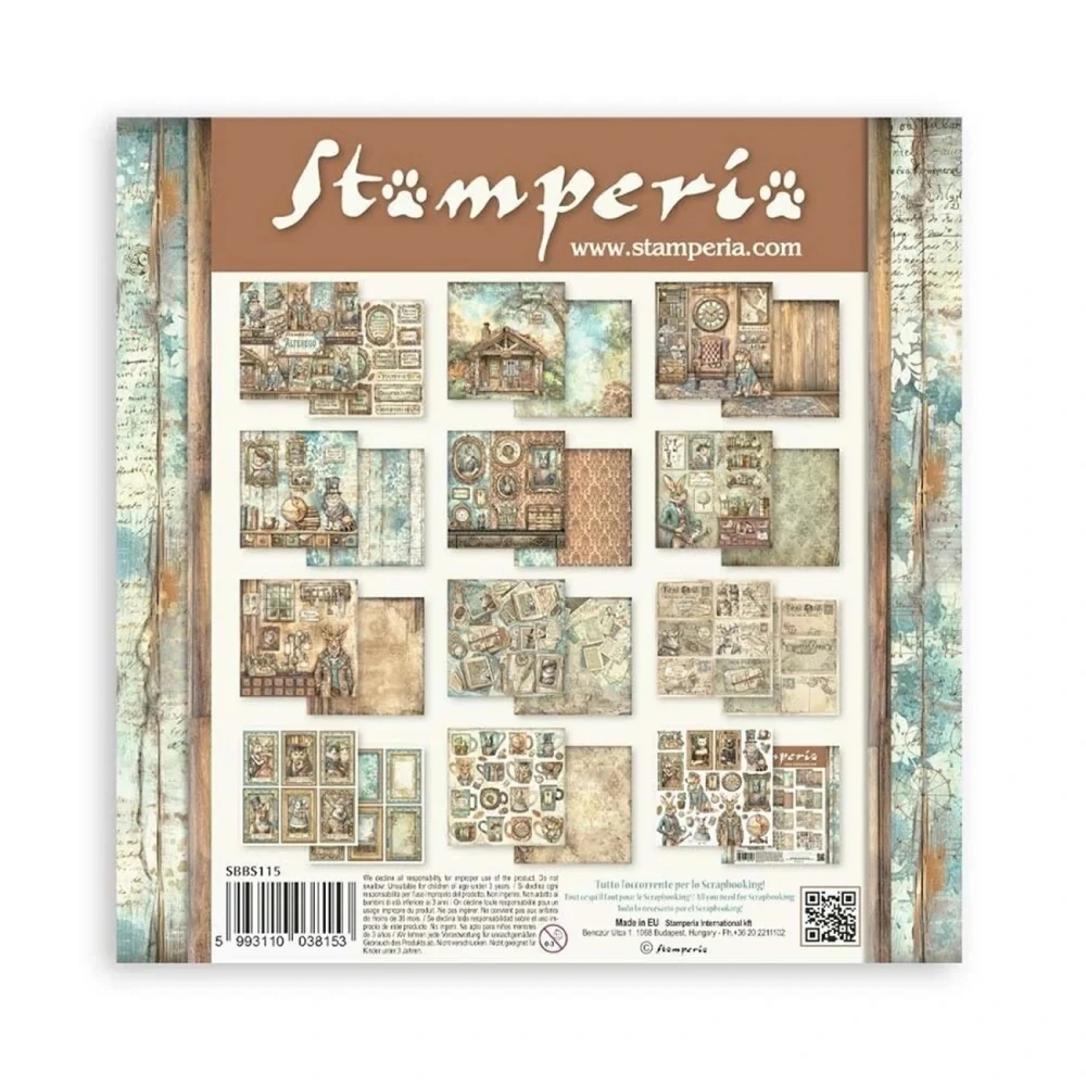 Stamperia Scrapbook papier – Alterego 8x8