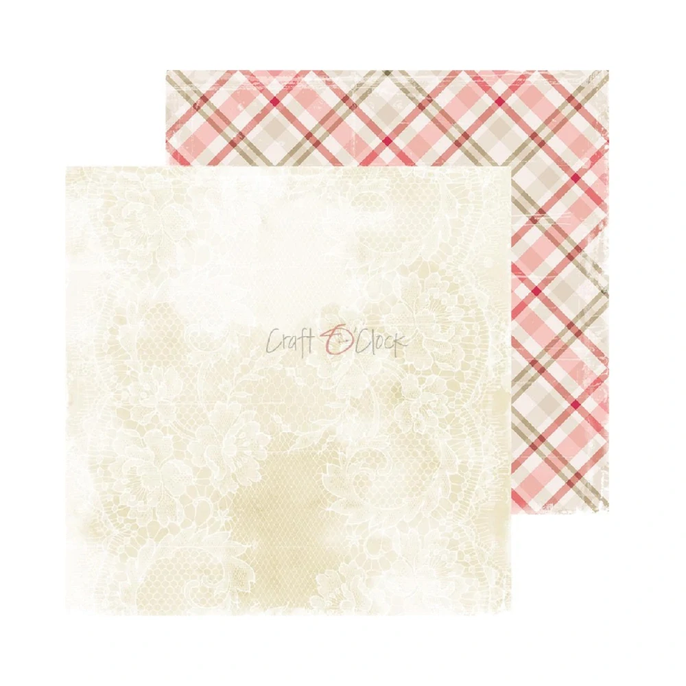 Craft O´ Clock Scrapbook papier - Girl & Curl Basic 8x8 