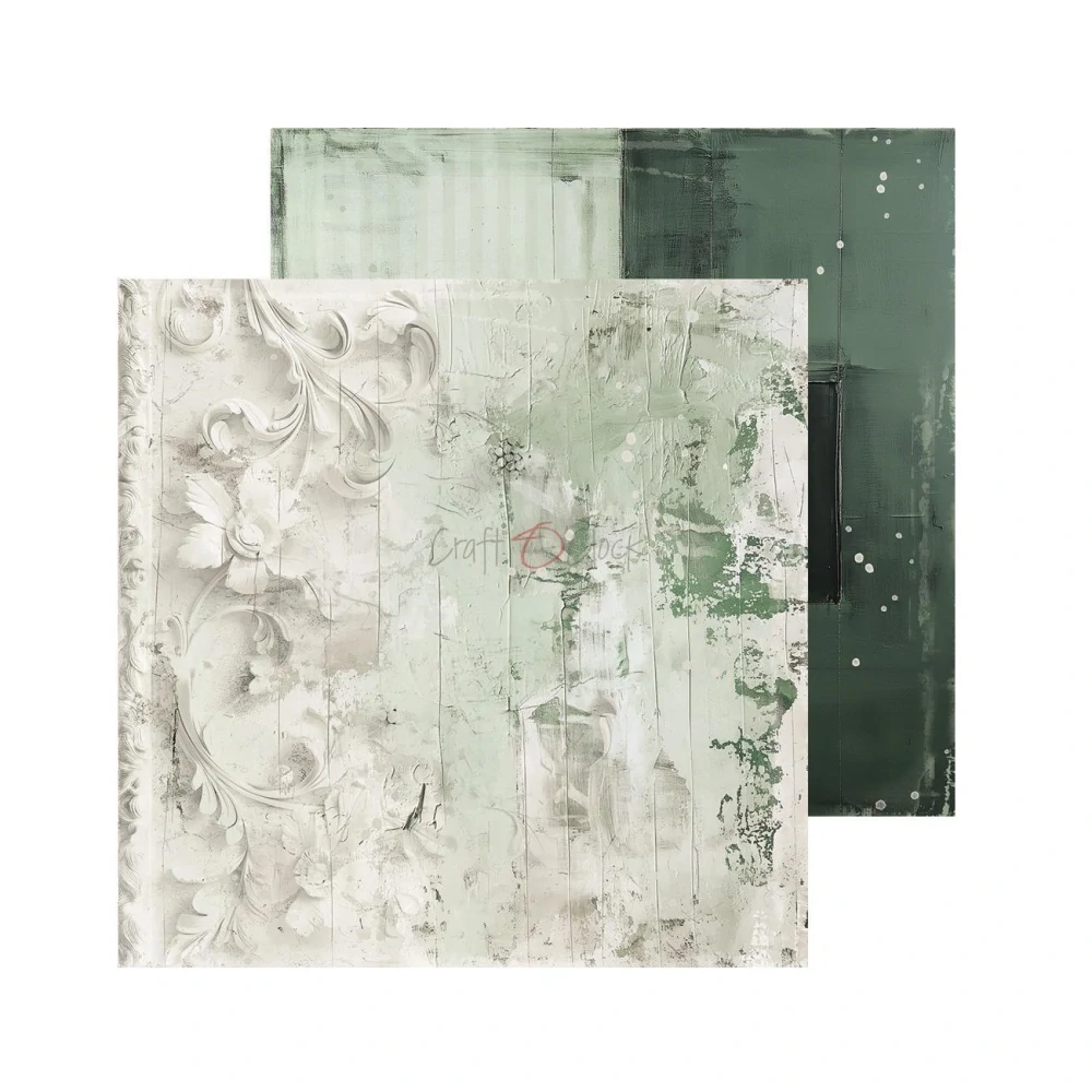 Craft O´ Clock Scrapbook papier - Cherished Memories Mix 8x8