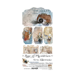 Craft O´ Clock Scrapbook papier - Age of Mysteries 6x12
