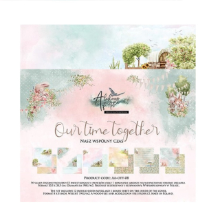 Alchemy of Art Scrapbook papier Our Time Together 8x8
