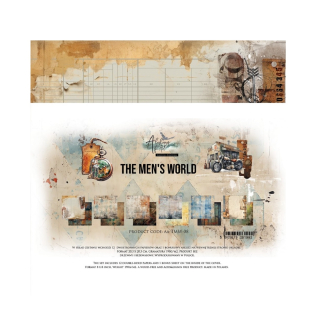 Alchemy of Art Scrapbook papier The Men’s World 8x8