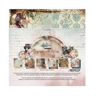 Alchemy of Art Scrapbook papier Steampunk Dream 8x8