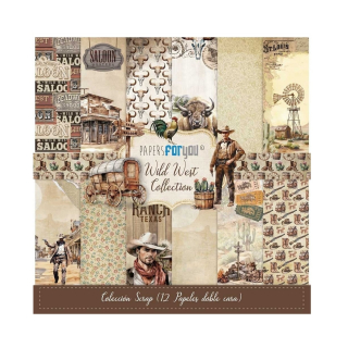 Papers For You Scrapbook papier – Wild West  12x12