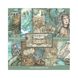 Stamperia Songs of The Sea scrapbook papier 12x12