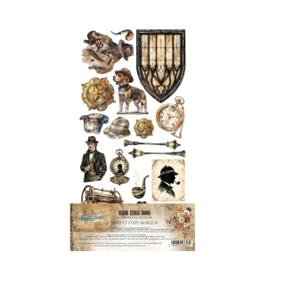 Alchemy of Art Scrapbook papier Behind Closed Doors 6x12