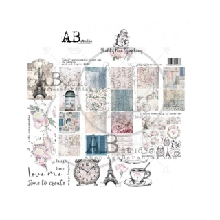 AB studio Scrapbook papier Shabby Love Symphony 12x12
