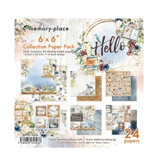 Memory Place Scrapbook papier Hello 6x6