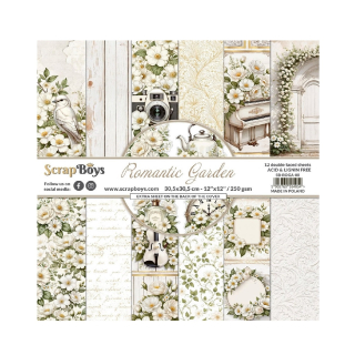 Scrapboys Scrapbook papier Romantic Garden 12x12