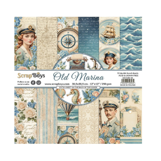 Scrapboys Scrapbook papier Old Marina 12x12