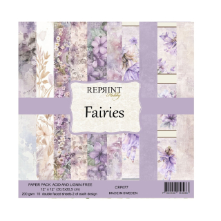 Reprint Scrapbook papier Fairies 12x12