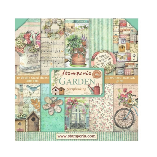 Stamperia Scrapbook papier –Garden 8x8