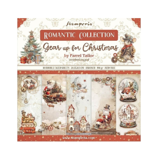 Stamperia Scrapbook papier – Grear up for Christmas 8x8