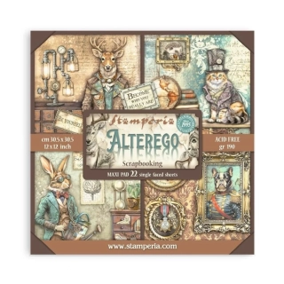 Stamperia Alterego scrapbook papier 12x12 Maxi 