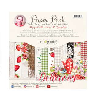 Lemoncraft Scrapbook papier Delicious 12x12