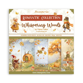 Stamperia Scrapbook papier – Whispering Woods 8x8