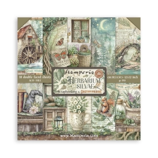 Stamperia Scrapbook papier – Herbarium Silvae12x12