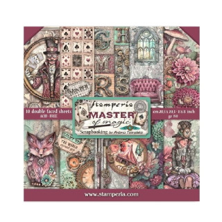Stamperia Scrapbook papier – Master of Magic 8x8